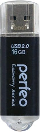 

USB Flash Perfeo E01 16GB (черный)