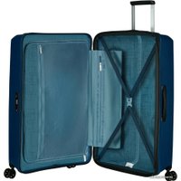 Чемодан-спиннер American Tourister Aerostep Navy Blue 77 см