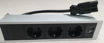 Блок розеток ASA VersaFrame 2.0 06032F00039 (алюминий)