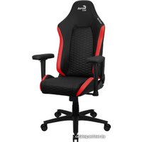 Игровое (геймерское) кресло AeroCool Crown Leatherette (черный/красный)