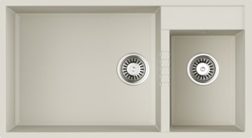 

Кухонная мойка Omoikiri Tedori 85-2-U-WH (белый)