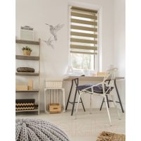 Шторы день-ночь Delfa Сантайм День-Ночь Масо МКД DN-41606 (52x170, тауп)