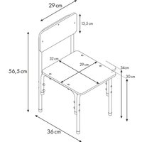 Детский стул Фея Мой малыш 0002744.29 (белый/желтый)