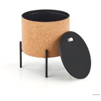 Журнальный столик Halmar Sasha 38x43 (натуральный/черный)