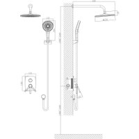 Душевая система  A-Five A5-1057