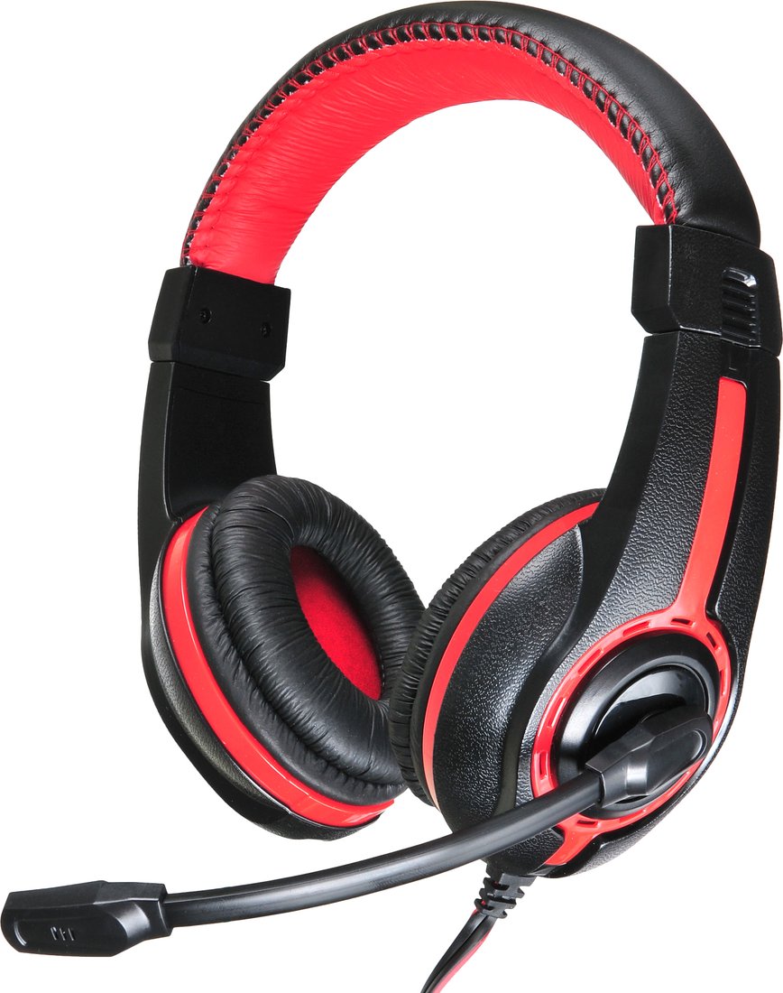 

Наушники Оклик HS-L200 (черный/красный)