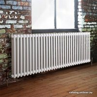 Стальной трубчатый радиатор Zehnder Charleston 3050, 1/2", 28 секций, нижнее подключение (белый)