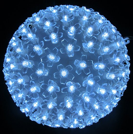 

3D-фигура Neon-Night Шар светодиодный 220V (20x20 см, белый) [501-606]