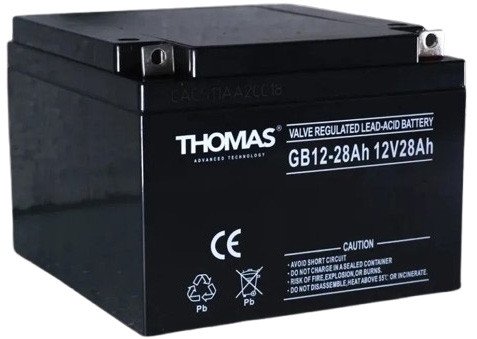 Аккумулятор для ИБП Thomas GB 12-28 (12В/28 А·ч)