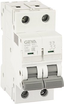 

Выключатель автоматический GEYA GYM9 2P 40А C 6кА GYM92P40C