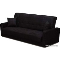 Диван Луховицкая Мебельная Фабрика Милан пружинный 140 (черный)