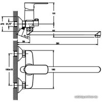 Смеситель Mixxus Hansberg 006 Euro MX0033