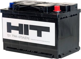 Автомобильный аккумулятор HIT R+ (77 А·ч)