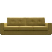 Диван Лига диванов Лига-031 121263 (микровельвет желтый)