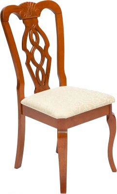 

Стул TetChair Aphrodite 46x54x99 (дерево гевея/Espresso/дуб в красноту/ткань кремовая с рисунком)