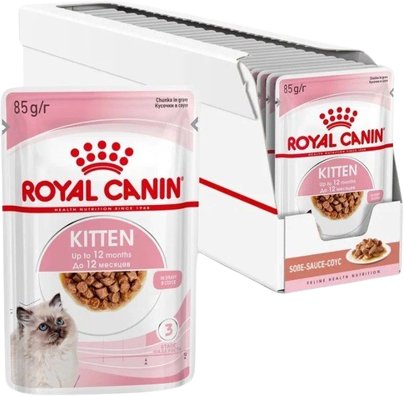 Пресервы Royal Canin Kitten (для котят) в соусе 85 г, 28 шт