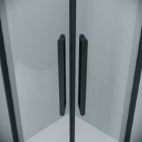 Душевой уголок Grossman Classic 90x90x195 301.K33.04.9090.21.00 (черный матовый/прозрачное стекло)