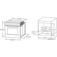 Электрический духовой шкаф Midea MO 67000 GB