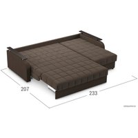 Угловой диван Moon Family 044 002879 (коричневый)