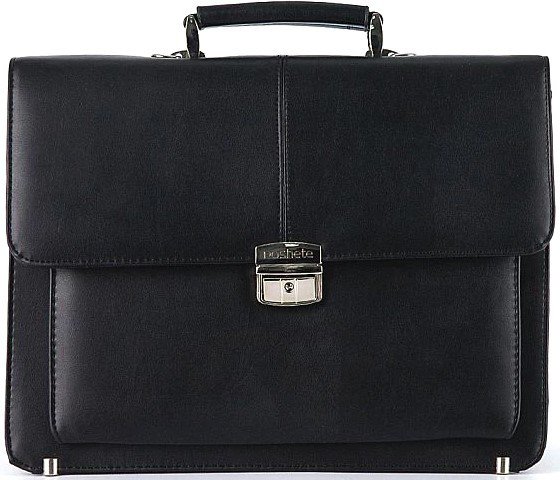 

Мужская сумка Poshete 250-9635-5-BLK (черный)