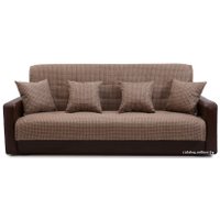 Диван Луховицкая Мебельная Фабрика Лондон (рогожка микс коричневая, боннель)