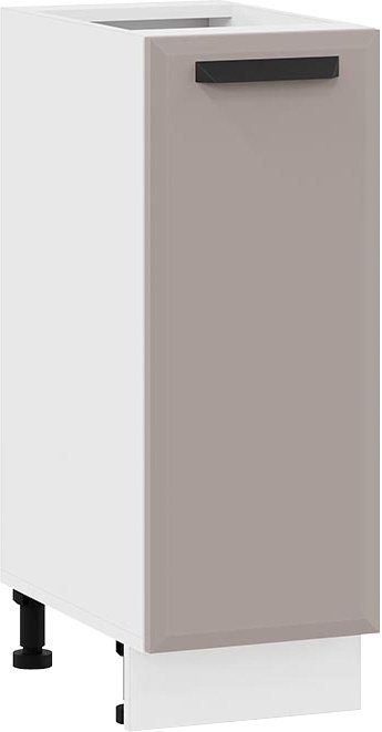 

Шкаф напольный Трия Тиана 1Н3 (белый/мокко супермат)