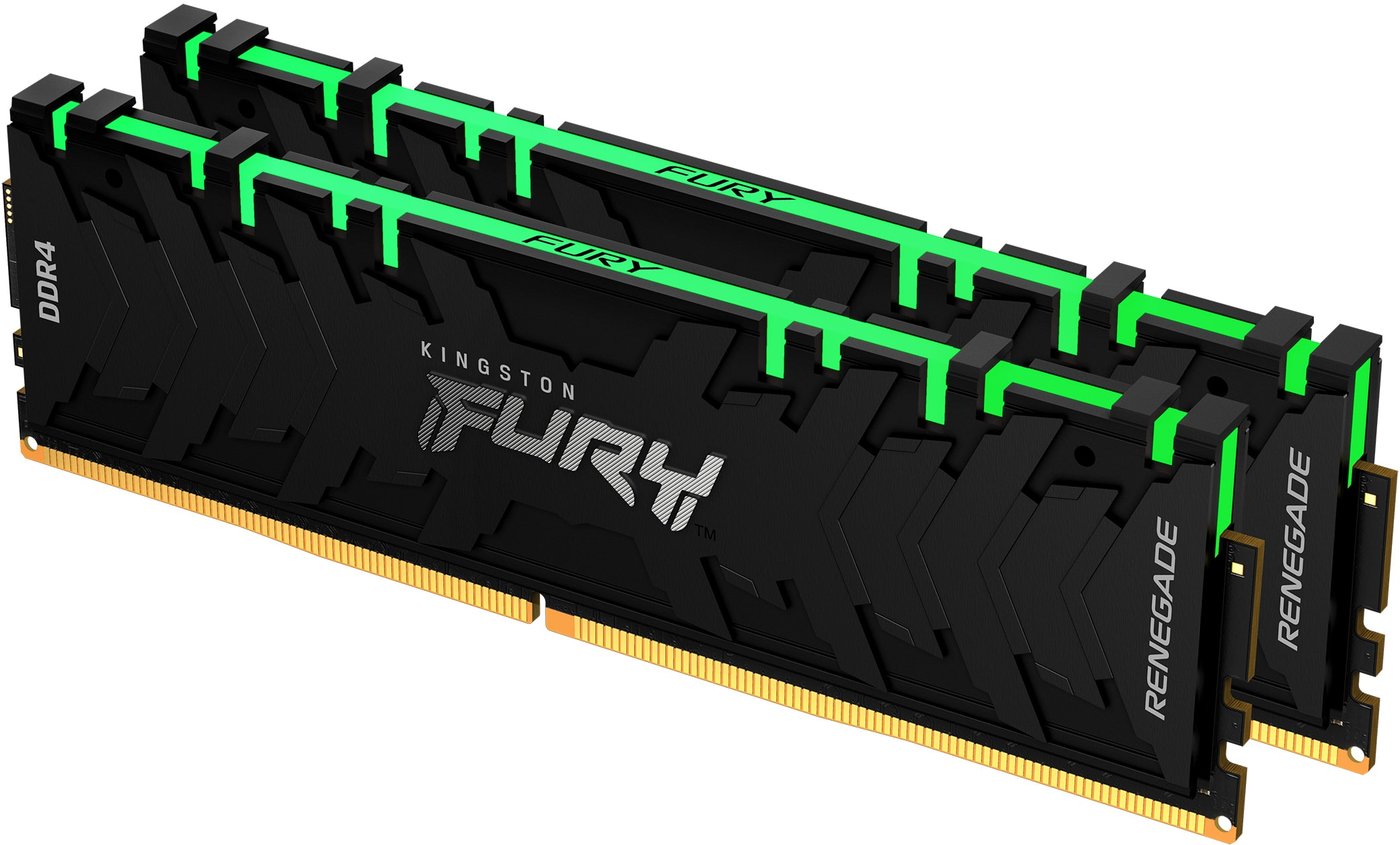 

Оперативная память Kingston FURY Renegade RGB 2x8GB DDR4 PC4-32000 KF440C19RBAK2/16