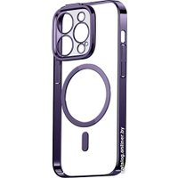 Чехол для телефона Baseus Glitter Series Magnetic Case для iPhone 14 Pro Max (фиолетовый)