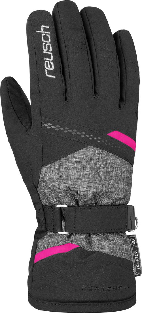 

Горнолыжные перчатки Reusch Hannah R-Tex XT 6031213 7771 (р-р 6.5, black/black melange/pink glo)