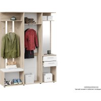 Стенка Трия Витра тип 2 (дуб сонома/белый ясень)