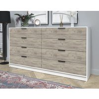 Комод Интерлиния Концепт КТ-К197 (дуб серый/белый платинум)