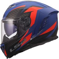 Мотошлем LS2 FF818 Storm III Dynamo (2XL, синий/красный)