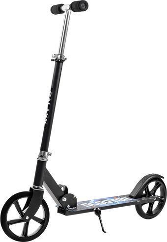 Двухколесный подростковый самокат Lalaho S200D (черный)