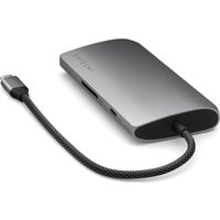 Док-станция Satechi USB-C Multiport Adapter 8K With Ethernet V3 ST-P8KEM (серый)
