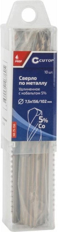 

Набор сверл Cutop Profi 48-75-156