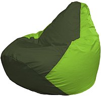 

Кресло-мешок Flagman Груша Мега XXXL Г3.1-55 (темно-оливковый/салатовый)