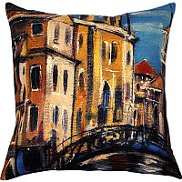 Декоративная подушка Matex Travel Мост 08-620 (синий)