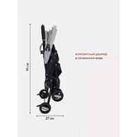 Коляска прогулочная «книга» Rant Basic Uno RA350 (soft grey)