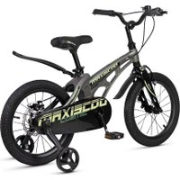 Детский велосипед Maxiscoo Cosmic Стандарт 16 2025 MSC-C1642 (темный малахит)