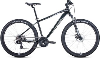 Велосипед Forward Apache 27.5 2.0 disc р.15 2021 (черный/серый)