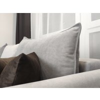 Угловой диван Nord Star Айва Краш правый (велюр, бирюзовый)