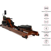 Гребной тренажер Unixfit Wood Rower Dark