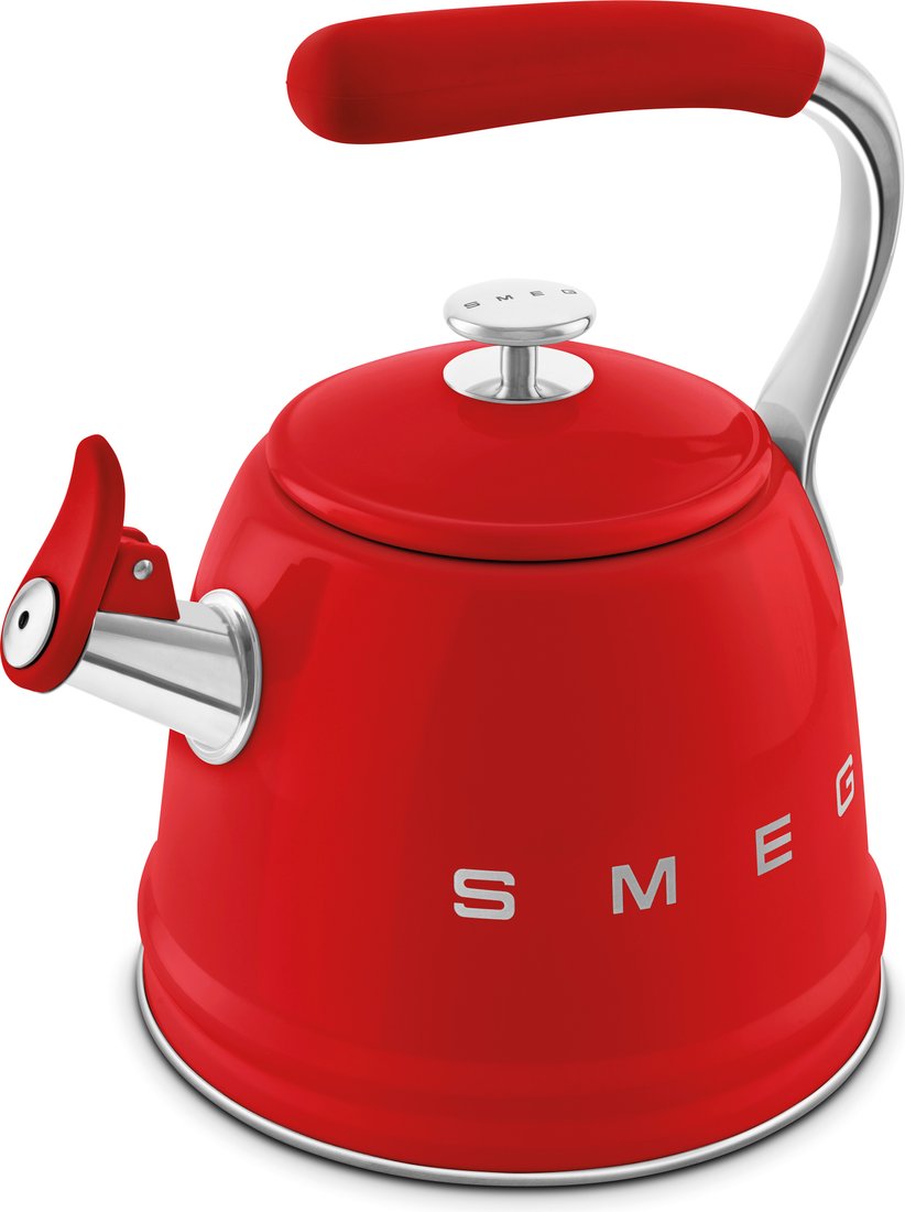 Чайник со свистком Smeg WKF01RD