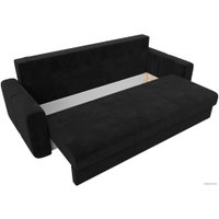 Диван Лига диванов Лига-031 121260 (велюр черный)