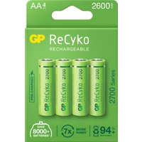 Аккумулятор GP ReCyko AA 2600mAh 4шт.
