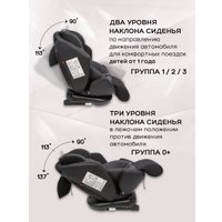 Детское автокресло Amarobaby Favorite Isofix С усиленной боковой поддержкой AB24-20FAV/0910 (черный/графит)
