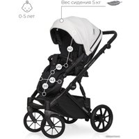 Универсальная коляска Riko Basic Montana Ecco (2 в 1, 11/белый)
