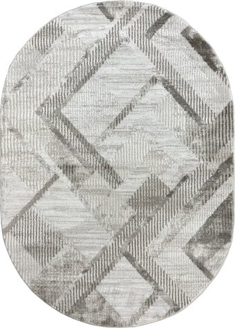 Ковер для жилой комнаты Safyun Eva LZ122-CREAM-VIZON-OVAL (0.8x1.5)