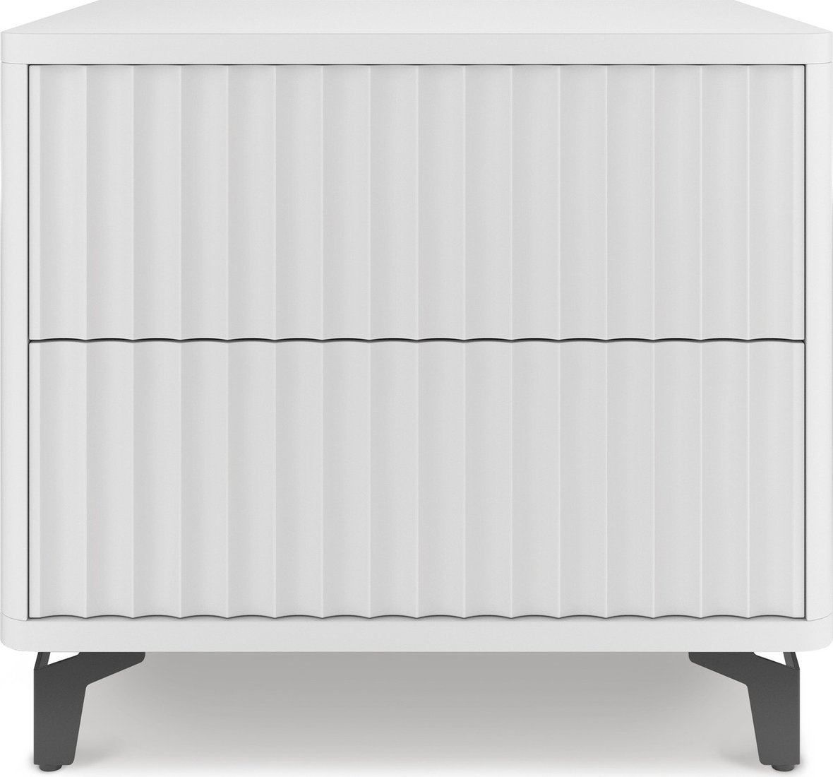 Тумба Shtabe Royal 5003 эко (белый/черный)