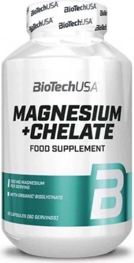 

Витамины, минералы BioTech USA Magnesium+Chelate (60 капсул)